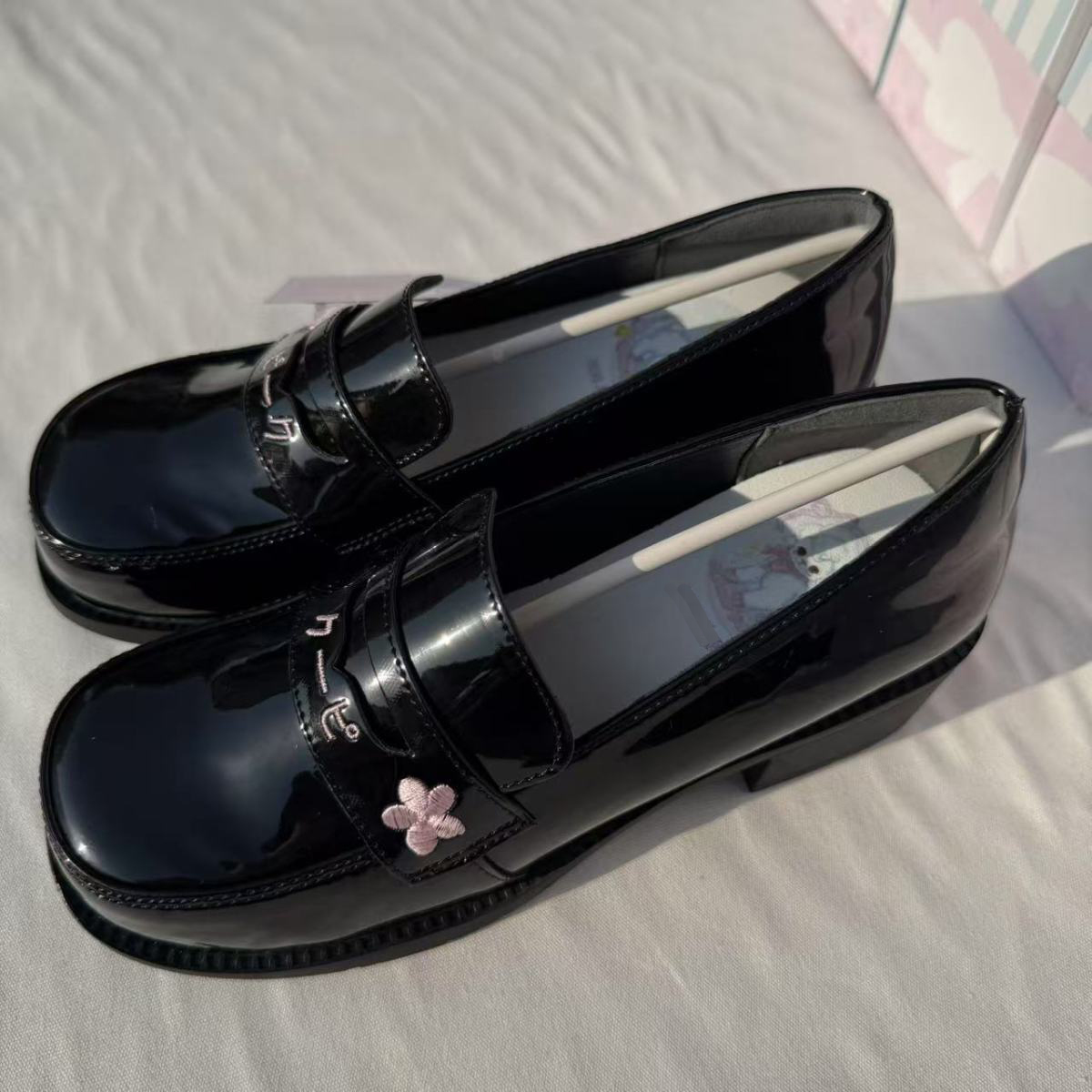Kitten Heel Women - Chaussures cousues de style japonais pour