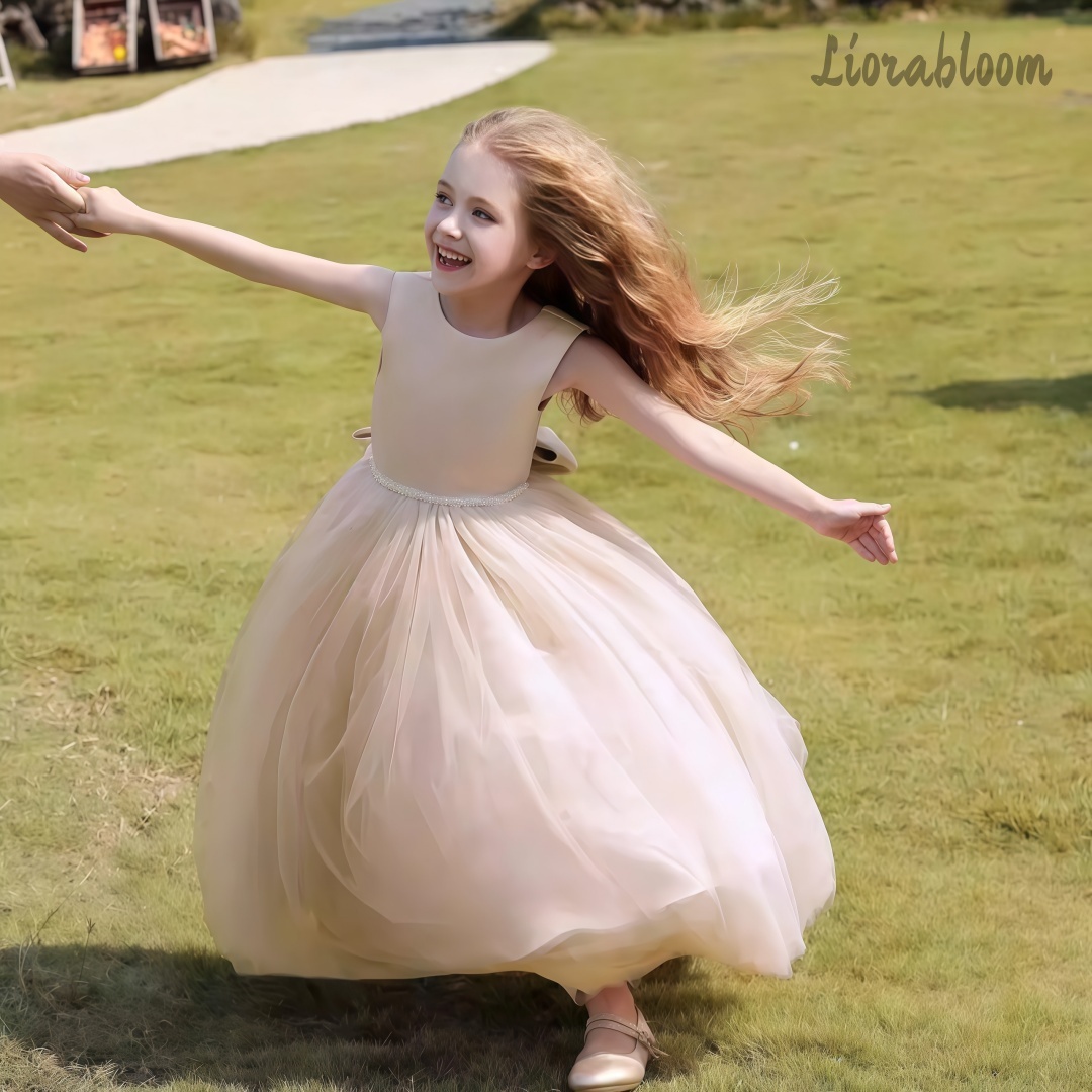 Women'S Formal Wear For Girls - Robe de princesse multicolore sans dos