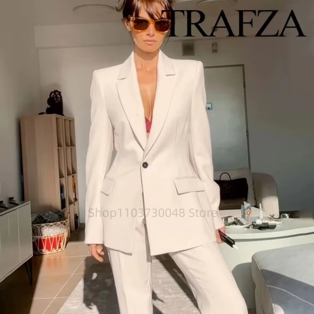 Women'S Formal Wear With Pants - Costume de bureau pour femmes, blazer