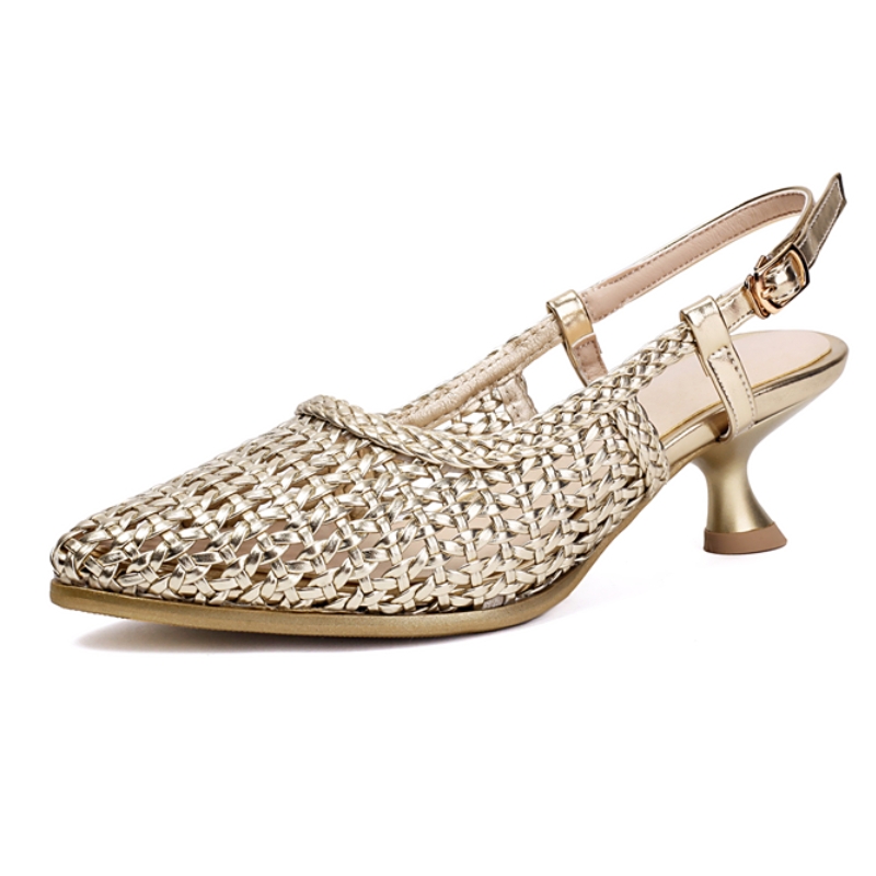 Kitten Heel Women - Sandales d'été pour femmes, chaussures de