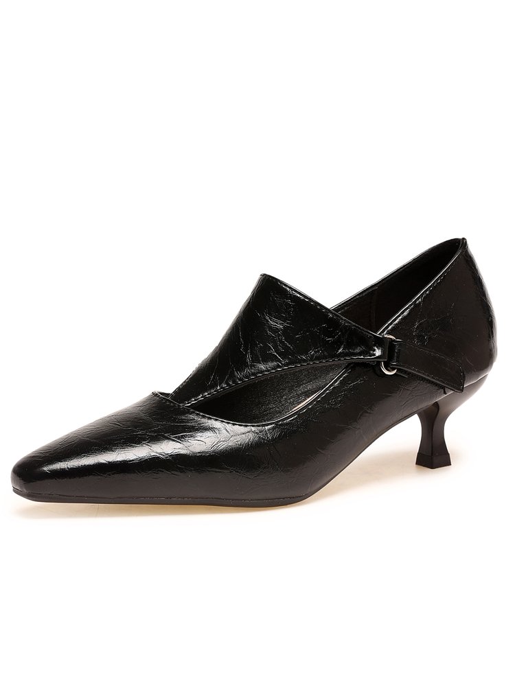 Escarpins rétro sombres à talo - Kitten Heel Women avis et prix