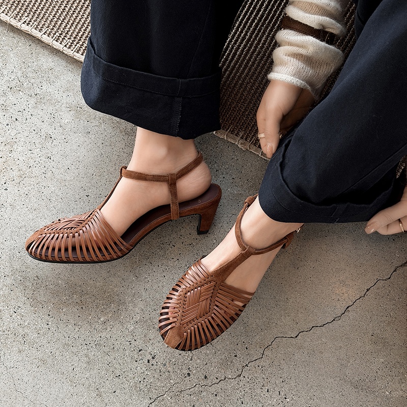 Nouvelles Sandales Sexy en Cui - Kitten Heel Women avis et prix